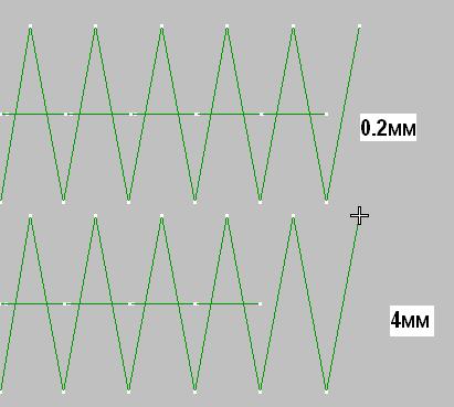 Программа Wilcom. Проблема с прострочкой. 