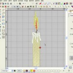 Wilcom ES: Дизайн машинной вышивки Свеча