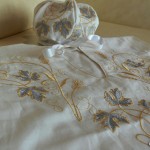 Одежда для крестин. Шапочка и распашонка