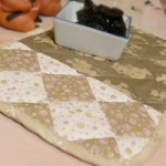 Сборка лоскутного блока на флизелине