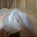 Верхний водорастворимый стабилизатор-пленка.