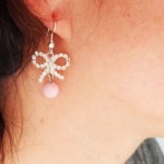 Делаем сами сережки «Бантики»