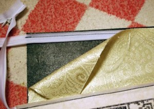 Кошелек: Пришивание подкладки