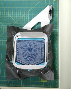 Из ненужных джинс в новую сумку с вышивкой: Вышивка