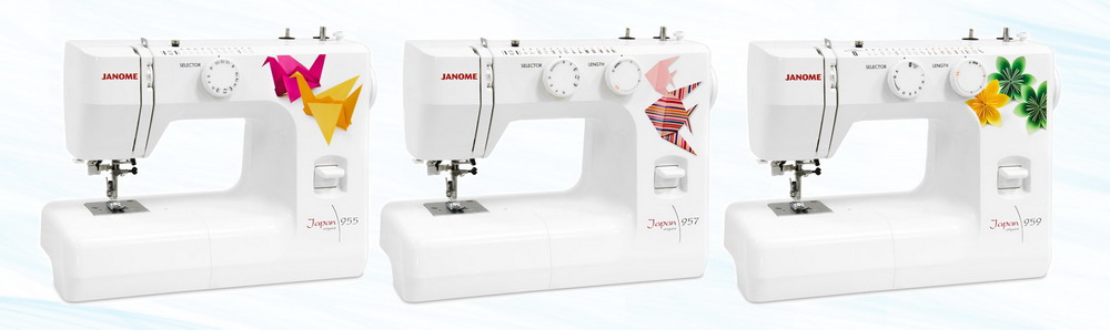 Электромеханические швейные машины Janome серии Japan