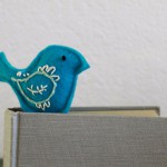 Машинная вышивка: Закладки для книг