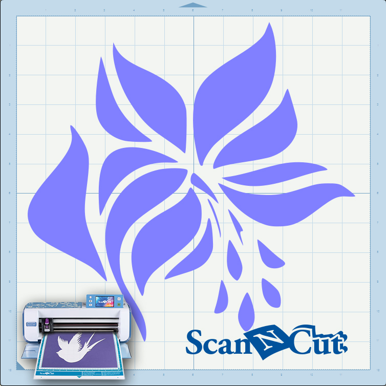 Плоттер ScanNCut: Открытка на 8 марта