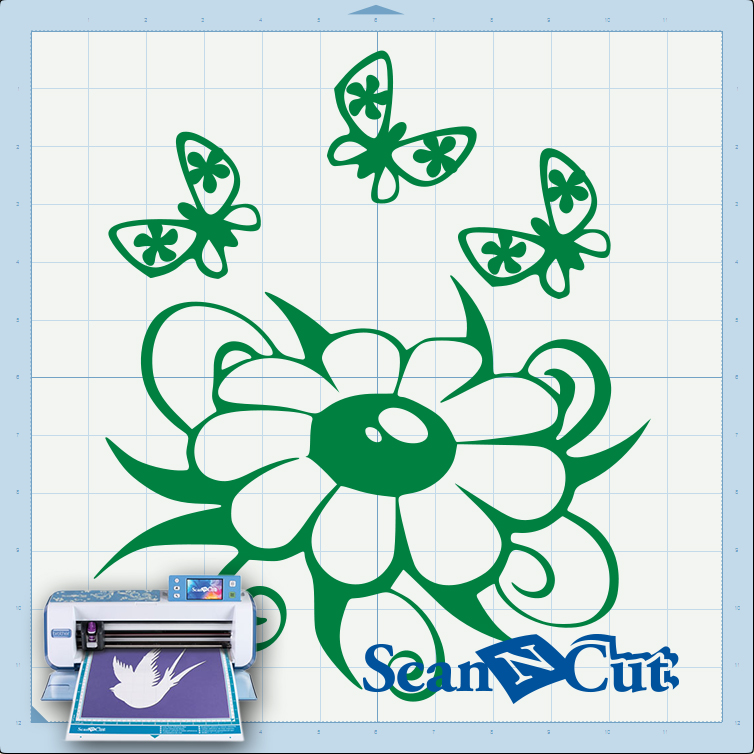 Плоттер ScanNCut: Открытка на 8 марта
