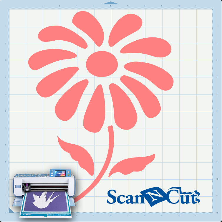 Плоттер ScanNCut: Открытка на 8 марта