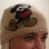 шапка "Микки Маус" - вышивка бисером