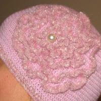 шапочка с цветком