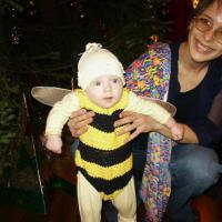 Первый новогодний костюм.