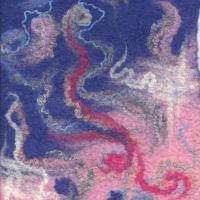 войлок, декор из пряжи