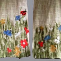 эксперимент на корейском хлопке, нанофелт