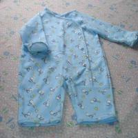 Трикотажная пижама на оверлоке