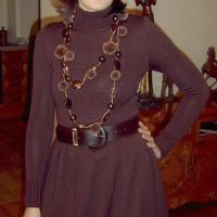 Вязание на машине. Платье. 