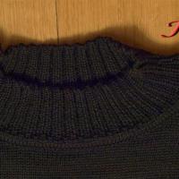 Машинное вязание. Оформление горловины. 