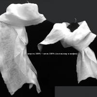 шарфик "Белый ветерок"