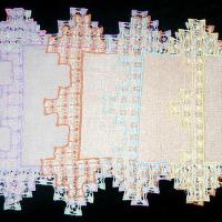 Набор салфеток из бортовой хб ткани для столовый приборов на 6 персон