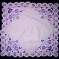 Салфетка квадратная светло-фиолетового цвета