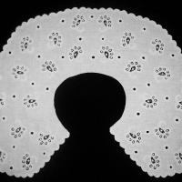 Воротник круглый белый