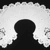 Воротник круглый белый