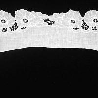 Воротник прямой белый