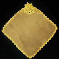 Носовой платок (органза горчичного цвета)