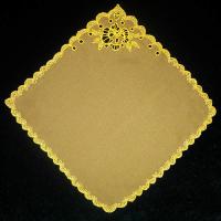 Носовой платок (органза горчичного цвета)