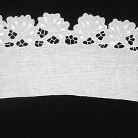 Воротник белый прямой