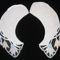 Воротник из двух половинок