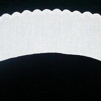 Воротник прямой белый