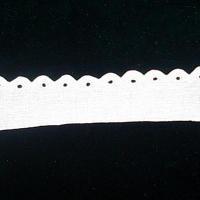 Воротник прямой белый