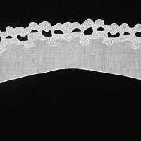 Воротник прямой белый