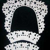 Воротник белый "Матроска" с манжетами