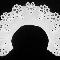 Воротник круглый белый