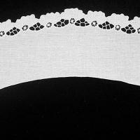 Воротник прямой белый