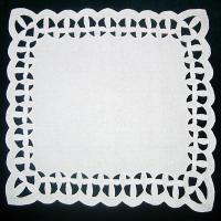 Салфетка квадратная белая