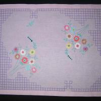 Салфетка прямоугольная светло-фиолетовая