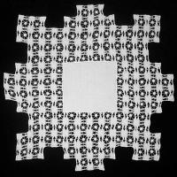 Салфетка квадратная белая