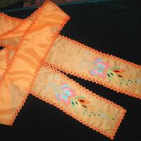 Бант оранжевый