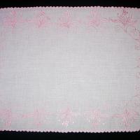 Салфетка прямоугольная бледно-розового цвета