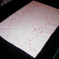 Салфетка прямоугольная бледно-розового цвета