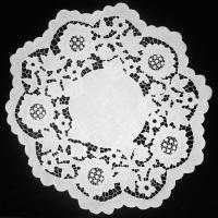 Салфетка десятиугольная белая