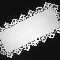 Дорожка прямоугольная белая