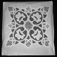 Наволочка белая на квадратную подушку