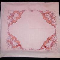 Наволочка светло-розовая на прямоугольную подушку