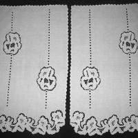 Занавеска белая на окно