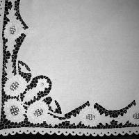 Скатерть белая на квадратный стол