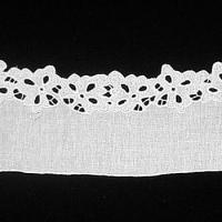 Воротник прямой белый